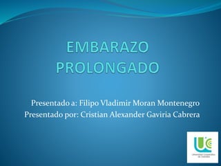 Presentado a: Filipo Vladimir Moran Montenegro
Presentado por: Cristian Alexander Gaviria Cabrera
 