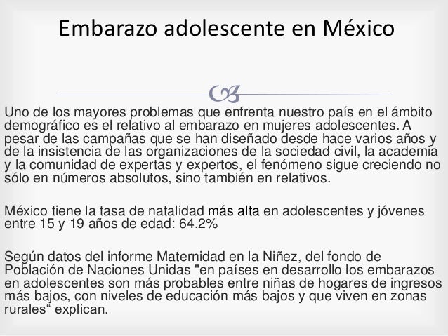 Embarazos Adolescentes