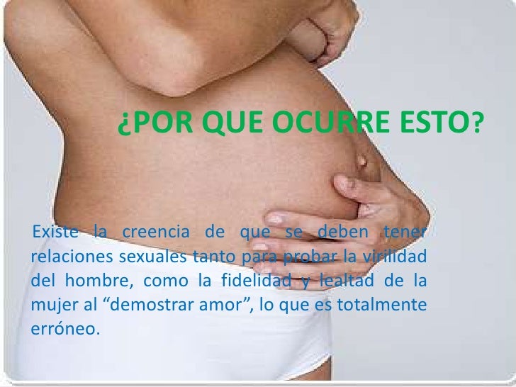 Embarazos No Deseados En Jóvenes