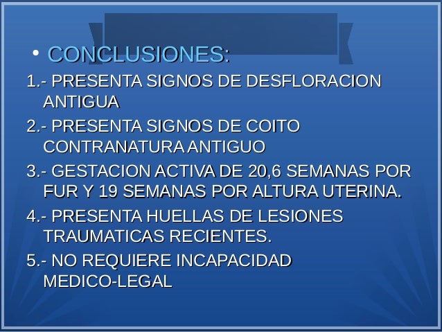 desfloración agente desfloración agente
