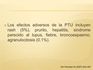 Ptu Rash Embarazo y tiroides | PPTX