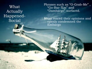 Embargo Act of 1807 | PPT