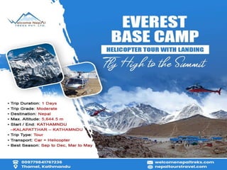 Embark on an Adventure: Trekking in Nepal with Everest Base Camp Trek | PPT