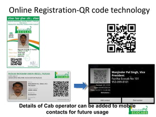 Qr Code On Rickshaw EMBARQ India Rickshaw Rising Workshop - fazilka ecocabs world’s first ...