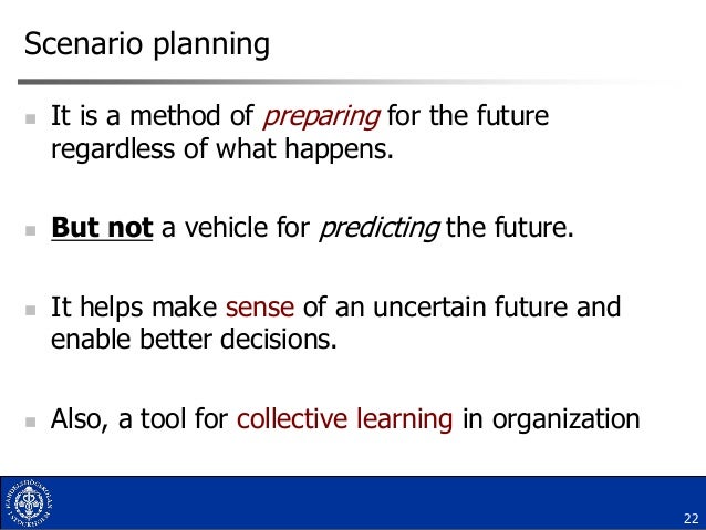 Paul Schoemaker Scenario Planning A Tool For Strategic Thinking Paul Schoemaker Scenario Planning A Tool For Strategic Thinking