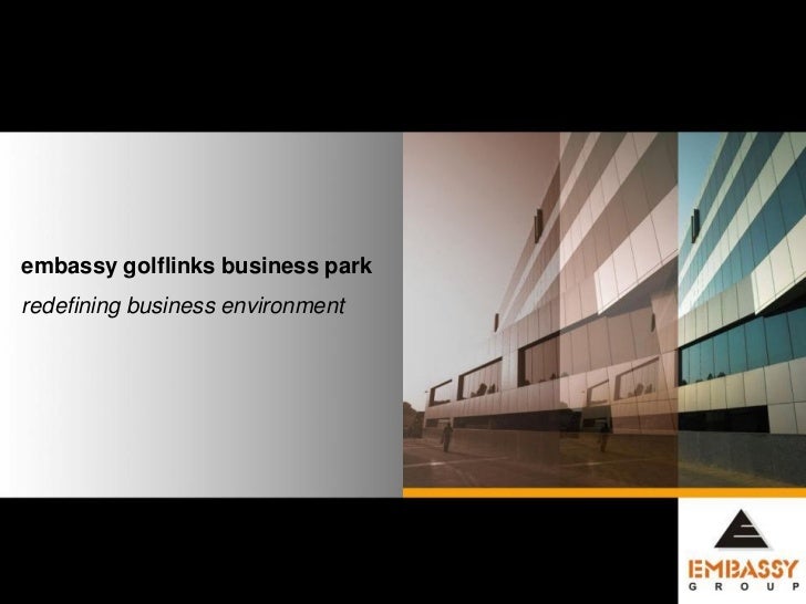 Embassy Golflinks Business Park
