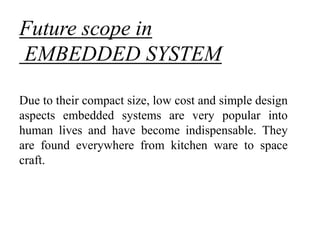 Embedded system | PPTX