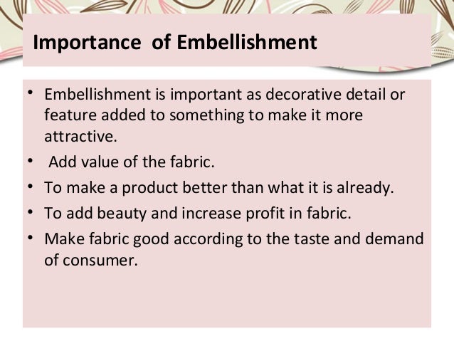 Fabric Embellishments