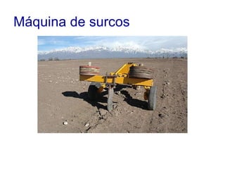 Máquina de surcos 