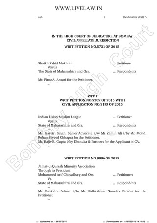 Embed-3.pdf The judgement of Bombay High Court | PDF