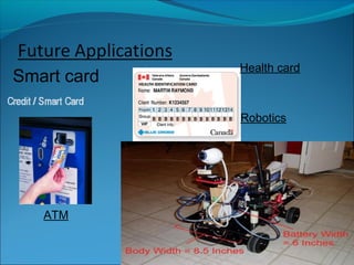 Health card
Smart card

             Robotics




   ATM
 