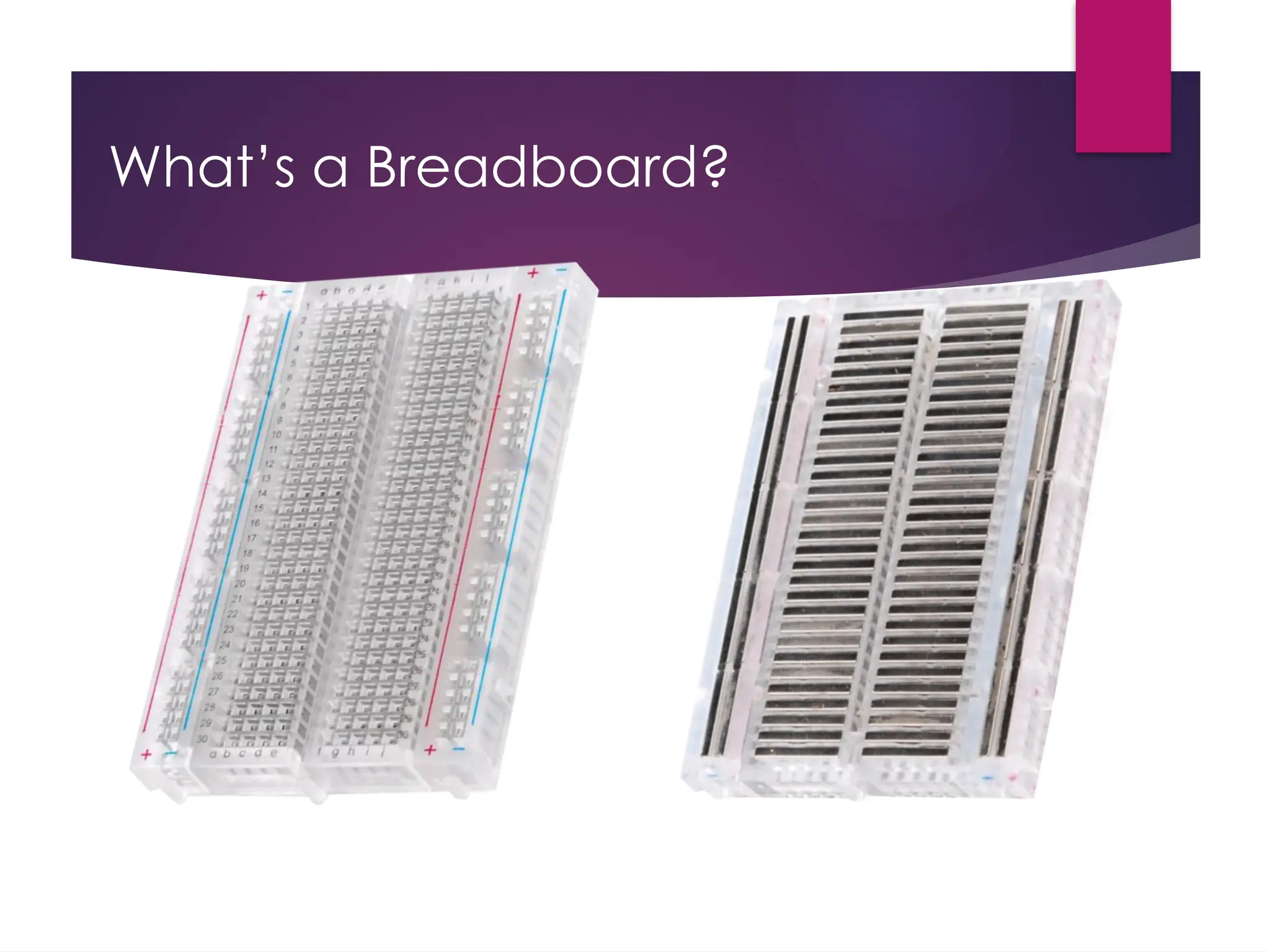 What’s a Breadboard?
 