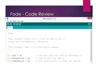 Fade - Code Review
 