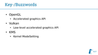 Embedded Recipes 2019 - Making embedded graphics less special | PDF
