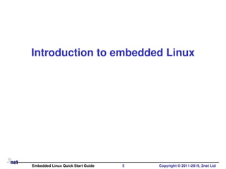 Embedded Linux Quick Start Guide v1.5