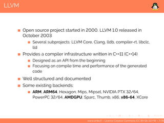 Embedded Recipes 2019 - LLVM / Clang integration | PDF
