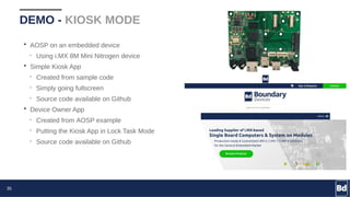Embedded Android in Real Life - Live Embedded Event 2021 | PDF