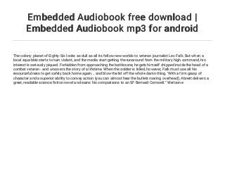 Embedded Audiobook free download | Embedded Audiobook mp3 for android