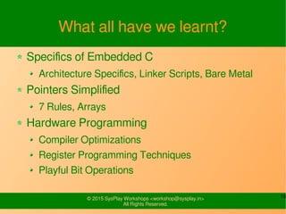 Embedded C | PPT