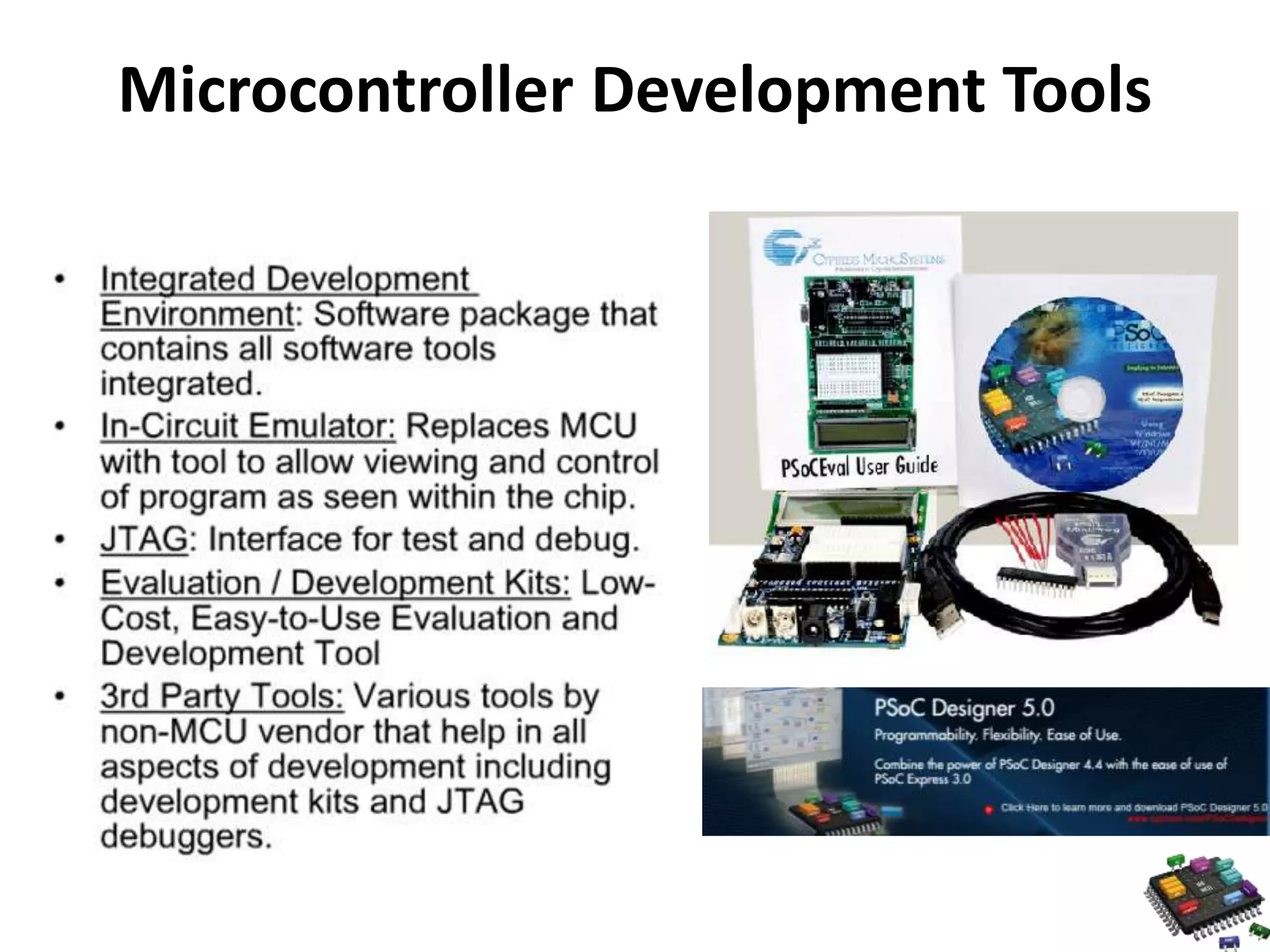 Microcontroller Development Tools 
