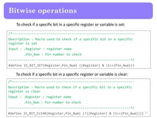 Embedded C - Lecture 4 | PDF | Programming Languages | Computing