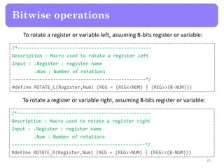 Embedded C - Lecture 4 | PDF | Programming Languages | Computing