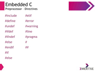 Embedded C - Day 2 | PDF