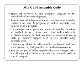 Embedded C programming based on 8051 microcontroller | PDF