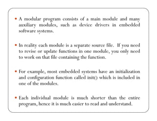 Embedded C programming based on 8051 microcontroller | PDF