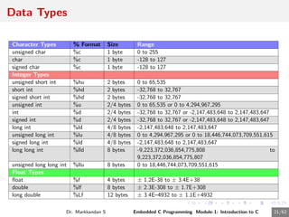 Embedded C Programming Module1 Presentation.pdf