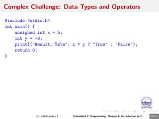 Embedded C Programming Module1 Presentation.pdf