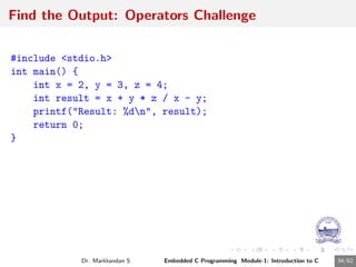 Embedded C Programming Module1 Presentation.pdf