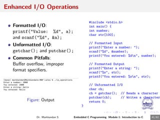 Embedded C Programming Module1 Presentation.pdf