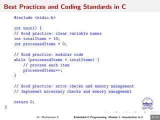 Embedded C Programming Module1 Presentation.pdf