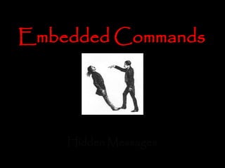 Embedded Commands




    Hidden Messages
 