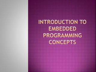 Embedded c programming | PPT