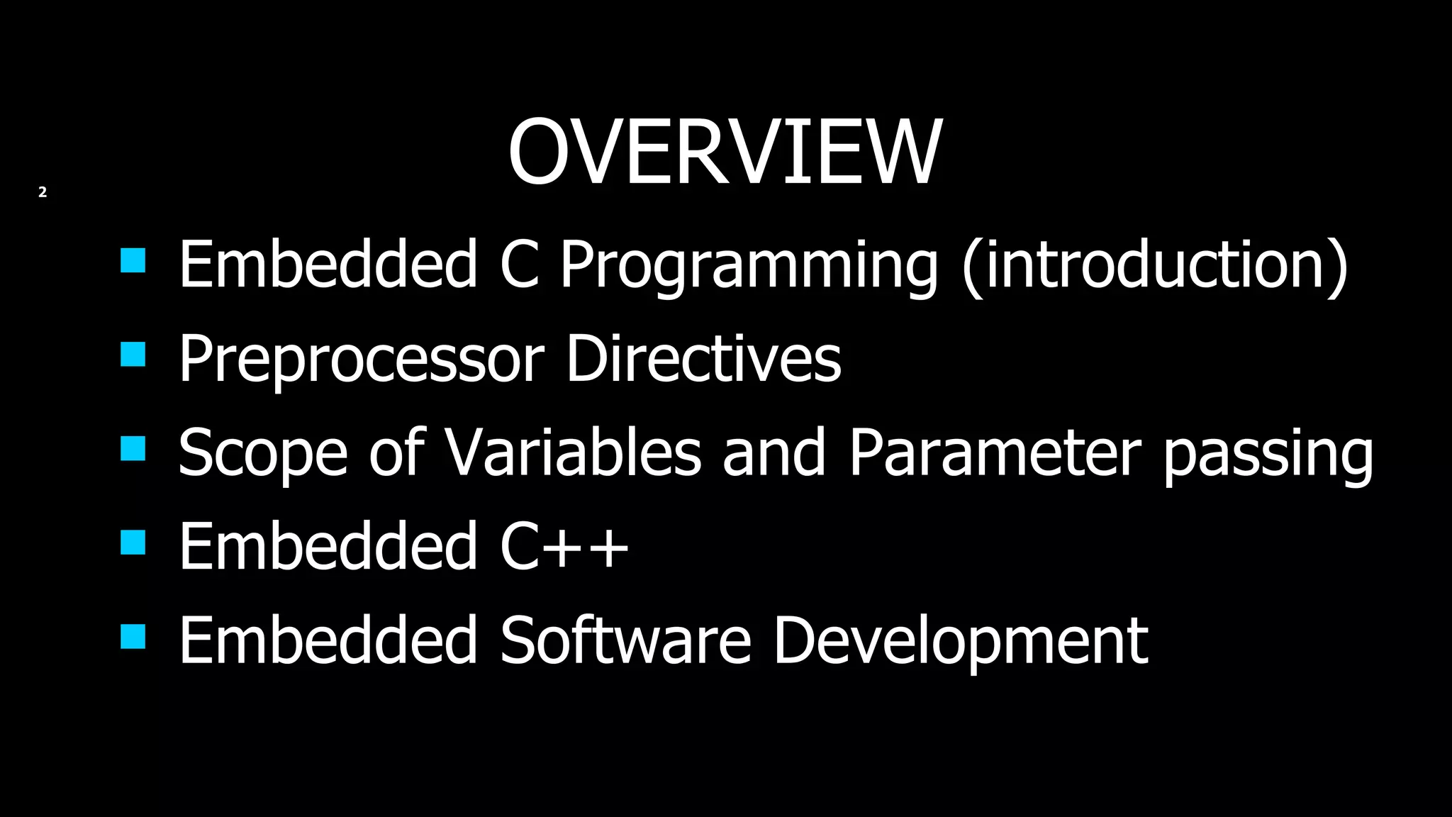 Embedded c programming22 for fdp | PPT