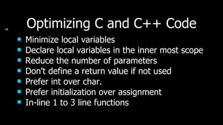 Embedded c programming22 for fdp | PPT
