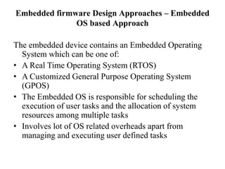 Embedded firmware | PPT | Computing | Technology & Computing