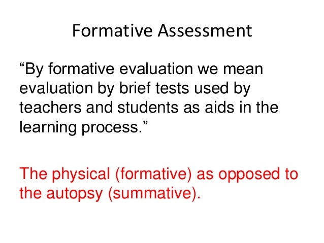 Examples Of Embedded Formative Assessment – BPLH
