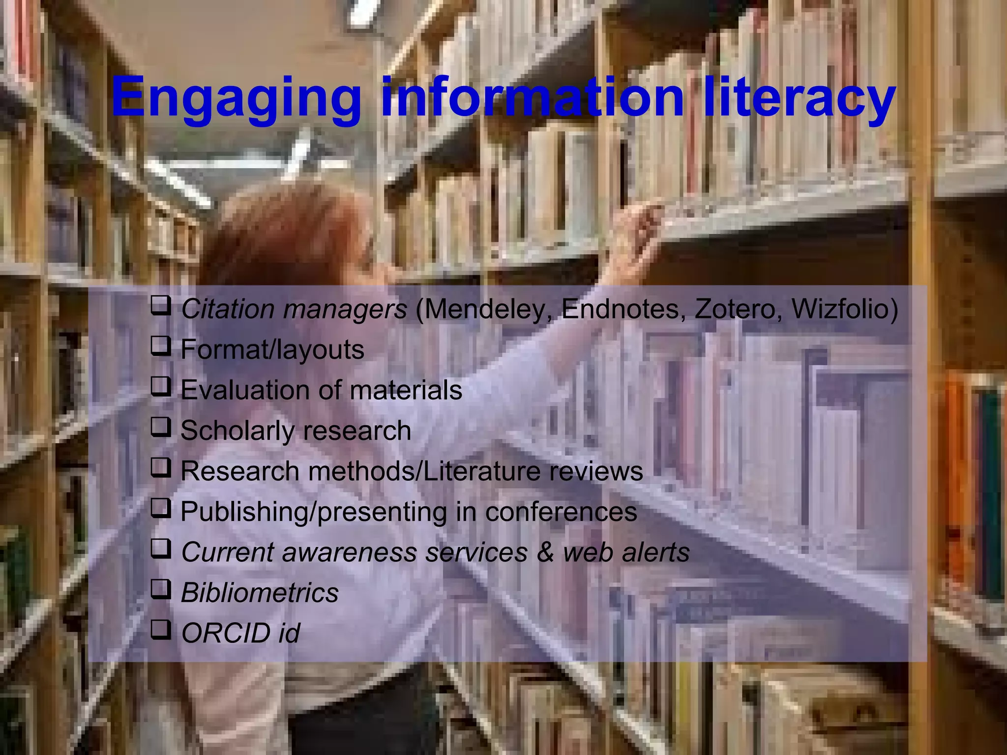 Embedded librarian | PPT