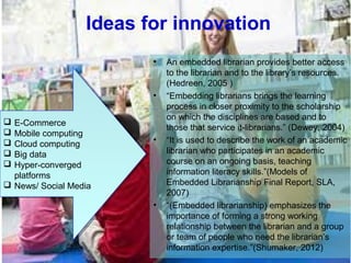 Embedded librarian | PPT