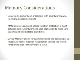 Embedded linux | PPTX