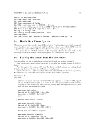 le system is unmounted and the real root  