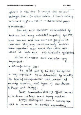 Embedded and Real Time Systems Notes.pdf