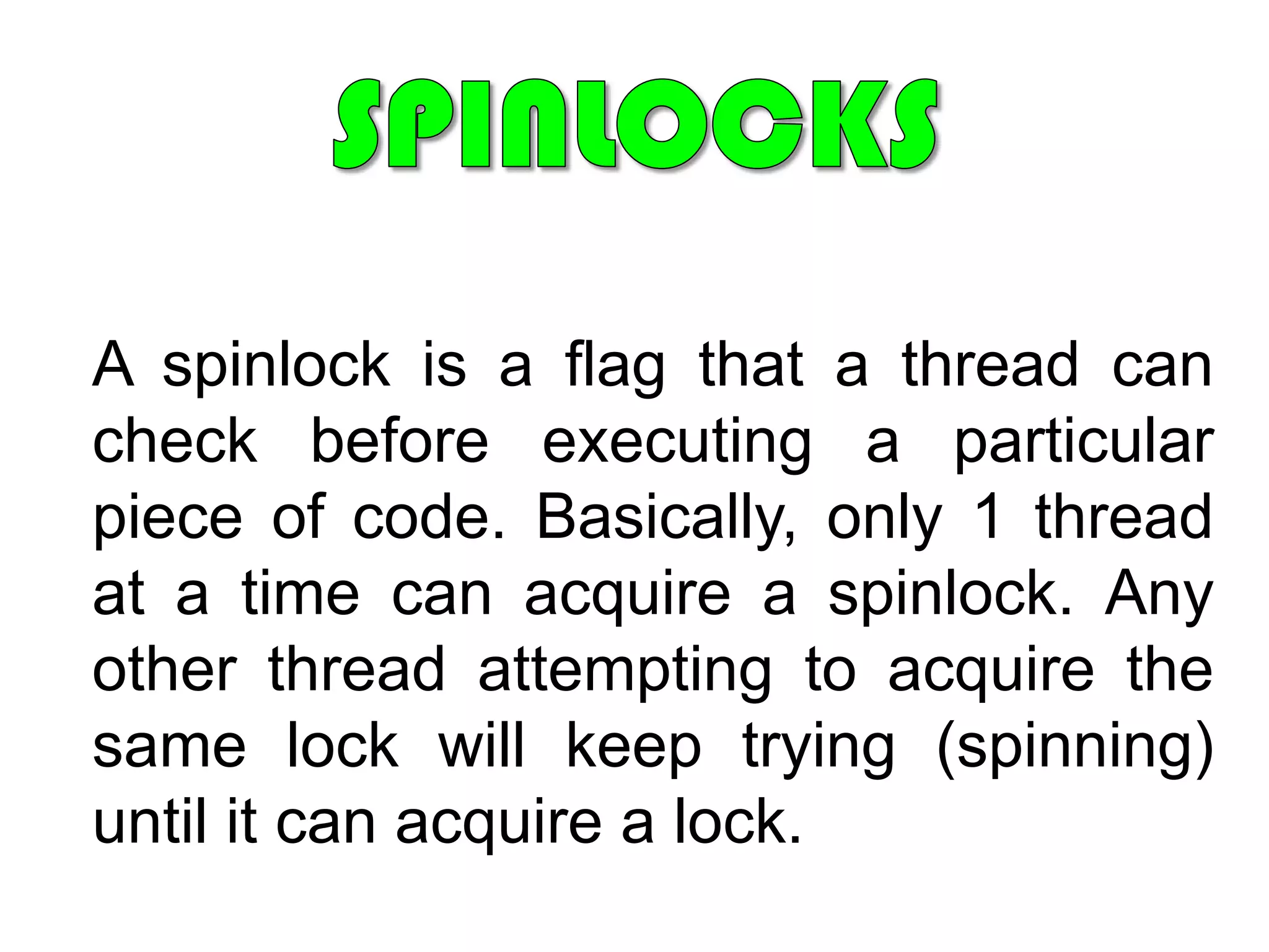 BITMAP SCHEDULERAllow the execution of threads at multiple priority levels; however, only single thread can exist at each priority level.