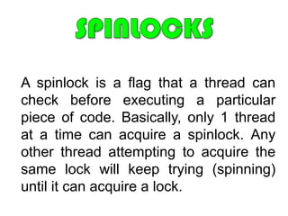 BITMAP SCHEDULERAllow the execution of threads at multiple priority levels; however, only single thread can exist at each priority level.