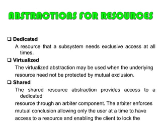 SPINLOCKS	A spinlock is a flag that a thread can check before executing a particular piece of code. Basically, only 1 thread at a time can acquire a spinlock. Any other thread attempting to acquire the same lock will keep trying (spinning) until it can acquire a lock.