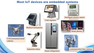 communication base stations
Smart phones
Intelligent electric meters
Smart refrigerators
Cash registers
Industrial robots
Medical instruments
UAV(unmanned aerial
vehicle)
 