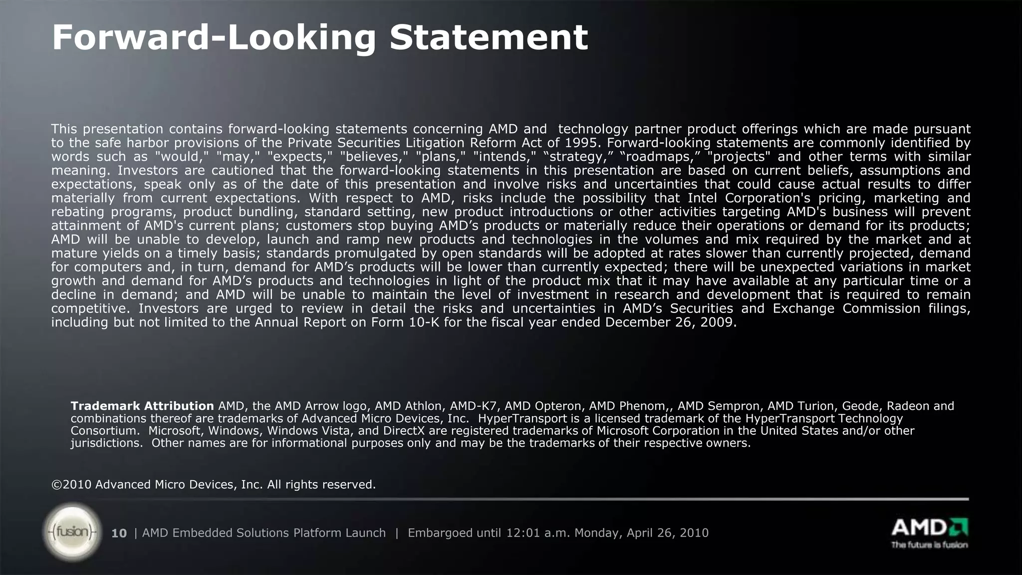 Well-established software & tools and ecosystem